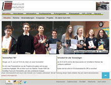 Tablet Screenshot of gymnasium-himmelsthuer.de